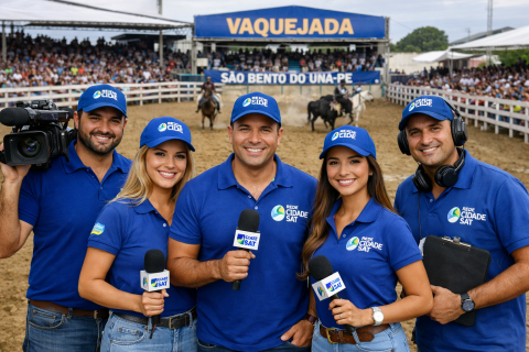 Rede Cidade Sat amplia cobertura e valoriza os grandes eventos de vaquejada e rodeio em 2026