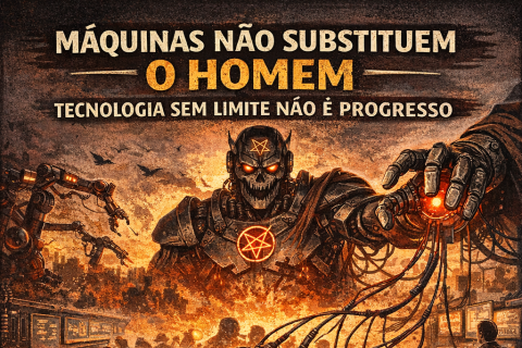 Máquinas não substituem o homem: tecnologia sem limite não é progresso