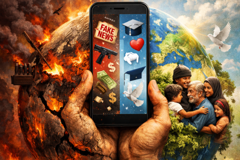 “O PLANETA GRITA: CHEGA DE ÓDIO, CHEGA DE HIPOCRISIA, É HORA DE AMAR”