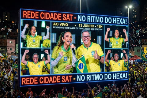 🏆 Esqueça tudo e vem pro Hexa! Rede Cidade Sat prepara megacobertura para a estreia do Brasil