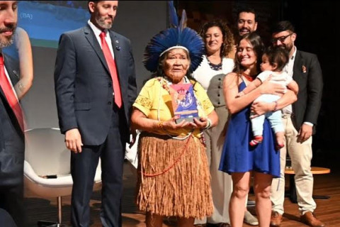 Comunidade indígena Pataxó recebe prêmio nacional em Brasília