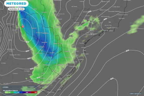 Dois ciclones vão se formar no Brasil e causar chuva forte e temporais em vários estados