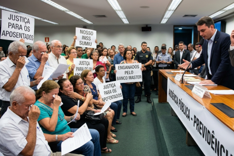 A Conexão Oculta: As mentiras de Flávio Bolsonaro e o colapso dos aposentados no Banco Master